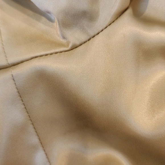 Vintage VERTIGO PARIS Satin Trench-Style Dress - Picture 15 of 16